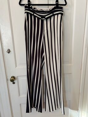 Alice + Olivia Moondust Stripe Combo Wide Leg Pants